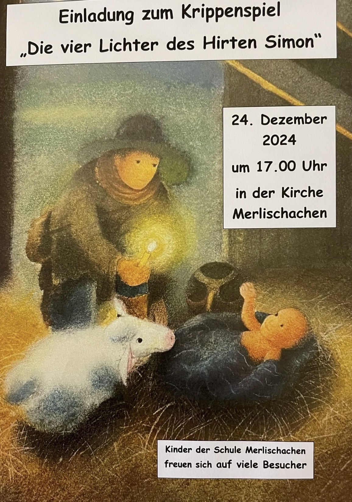 Einladung zum Krippenspiel